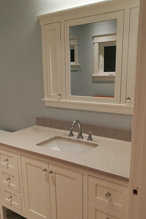 Vanity Cabinet and Medicine Cabinet